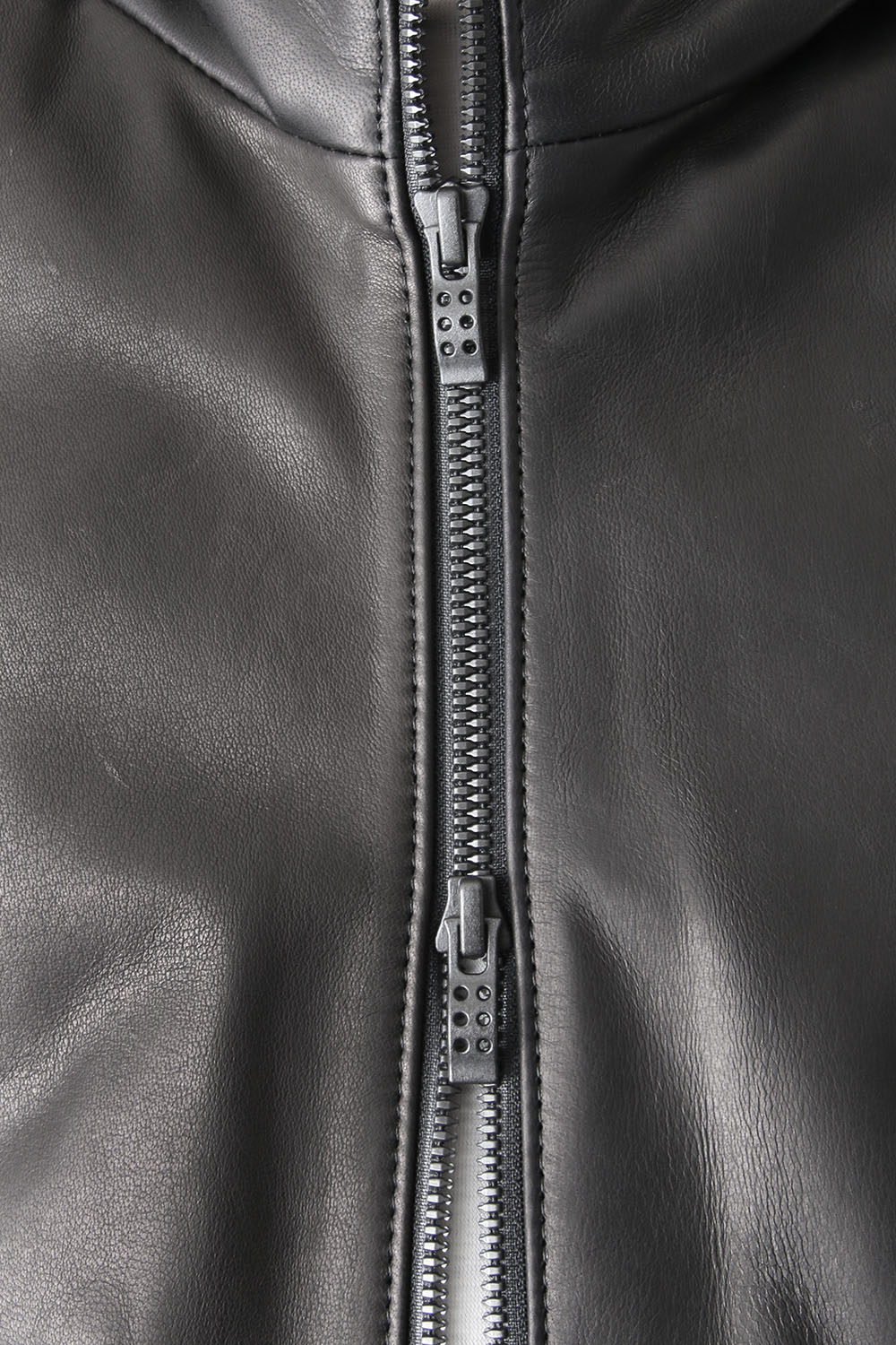 Hooded Jacket Stretch Deer Leather