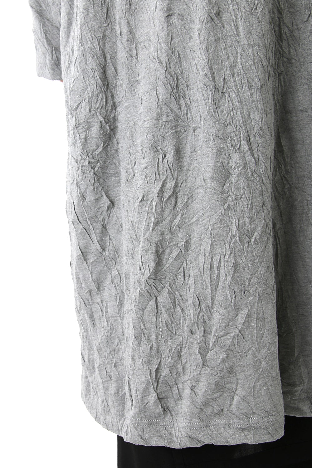 Long Cardigan C/E Washer Plain Stitch Fabric