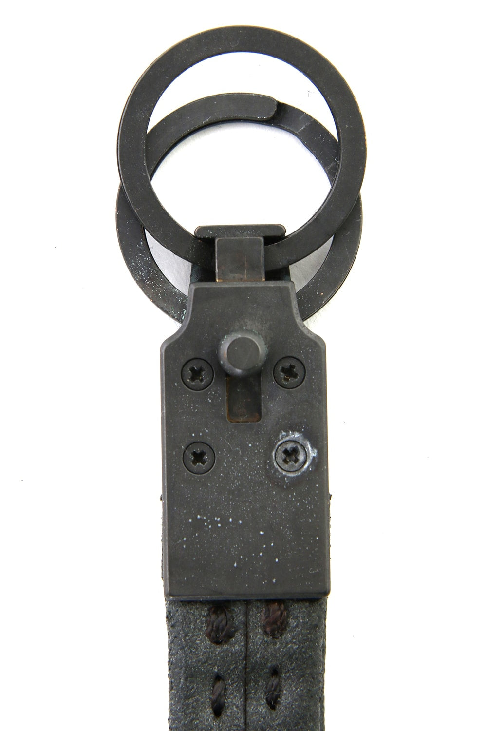 Key Holder Brass and Calf