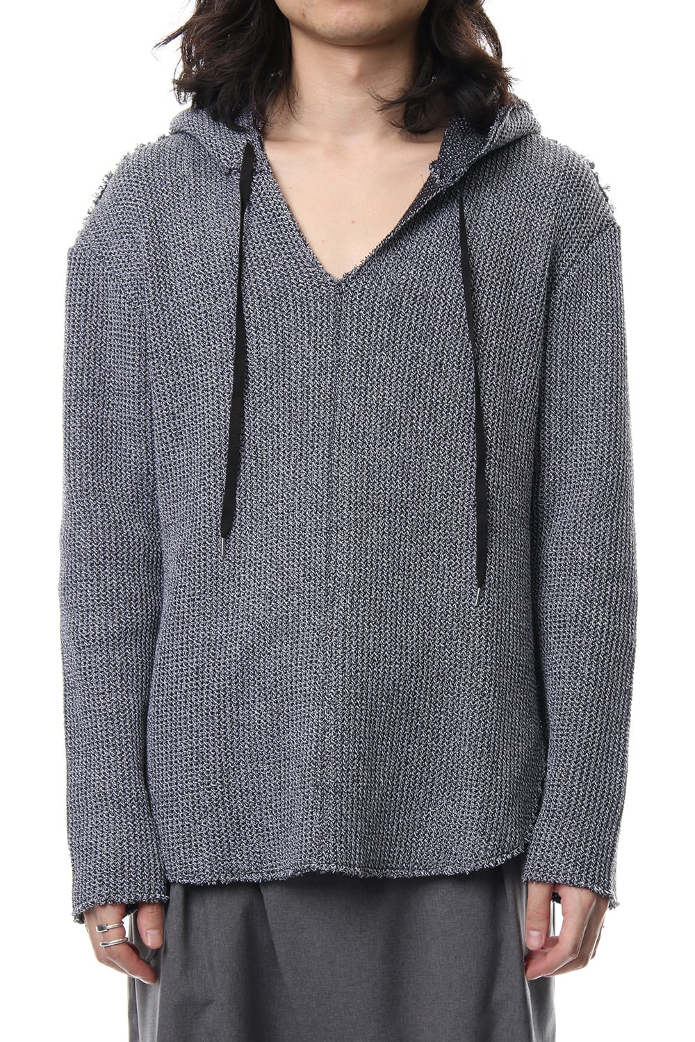 REVERSBLE SUMMER KNIT HOODIE