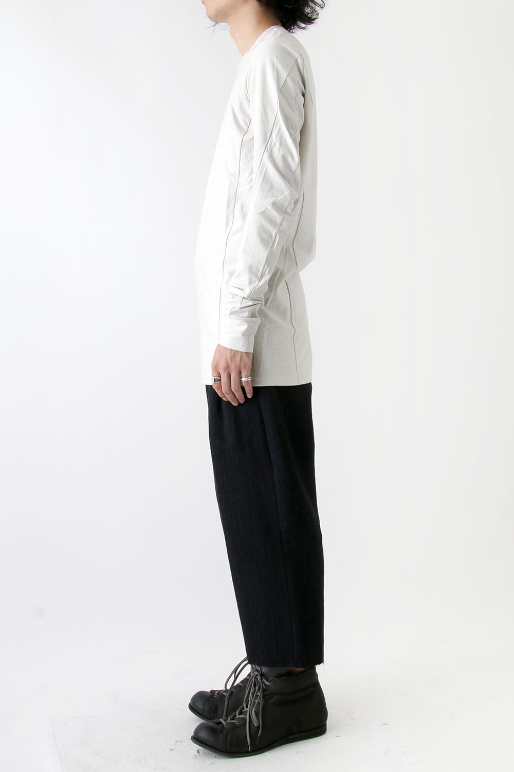 Long Sleeve Brushed Vintage Jersey Cotton