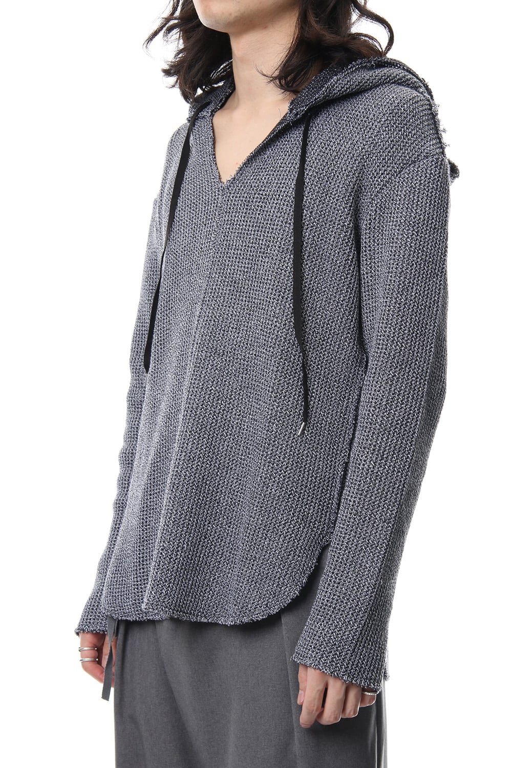 REVERSBLE SUMMER KNIT HOODIE