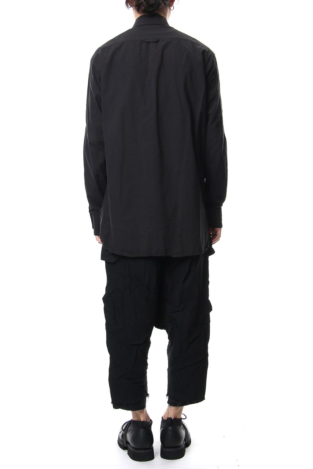 Irregular button shirt