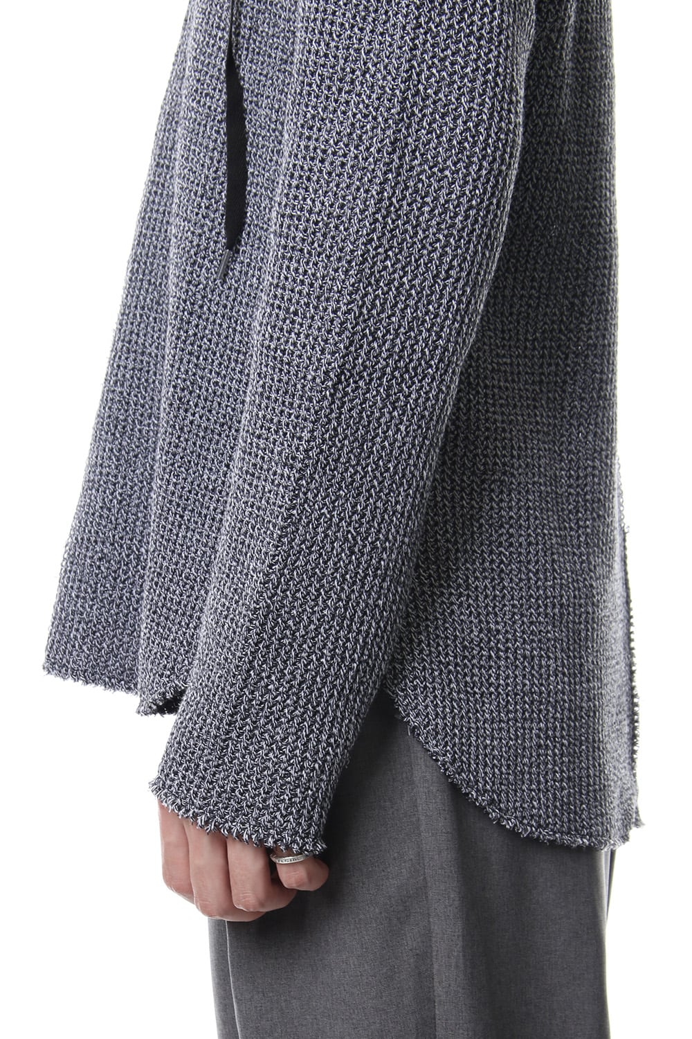 REVERSBLE SUMMER KNIT HOODIE