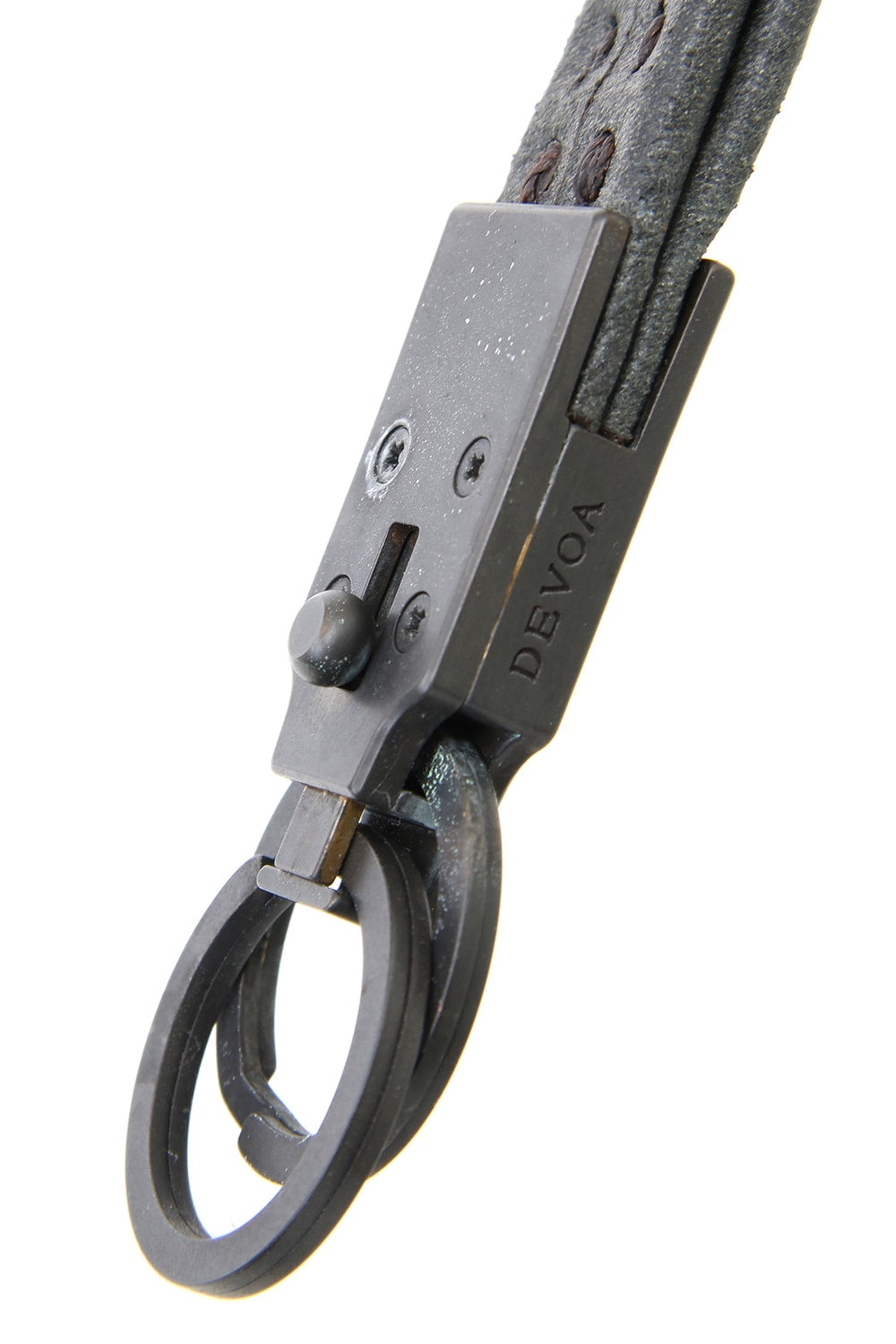 Key Holder Brass and Calf