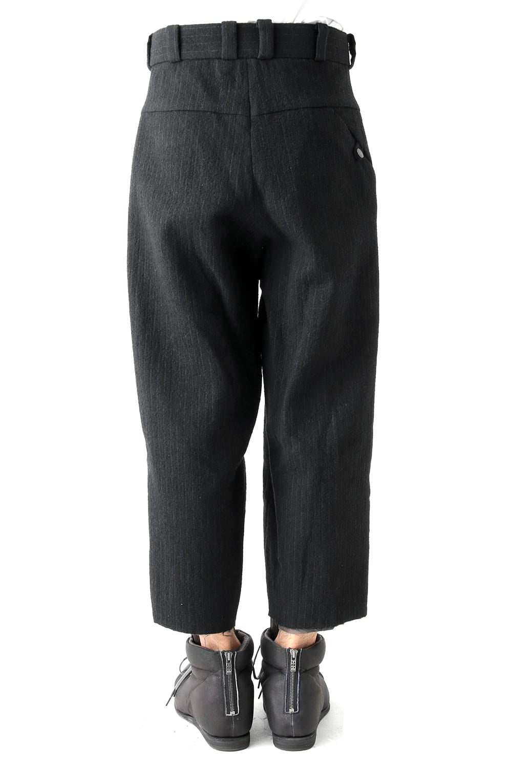 Cropped Pants Wool Stripe