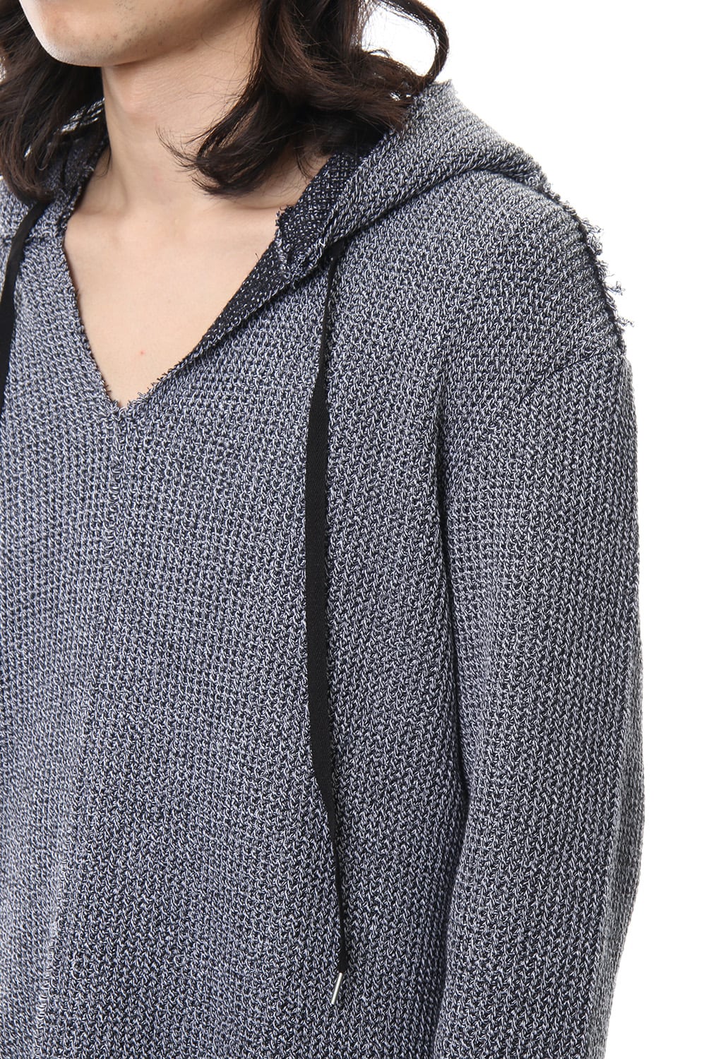 REVERSBLE SUMMER KNIT HOODIE