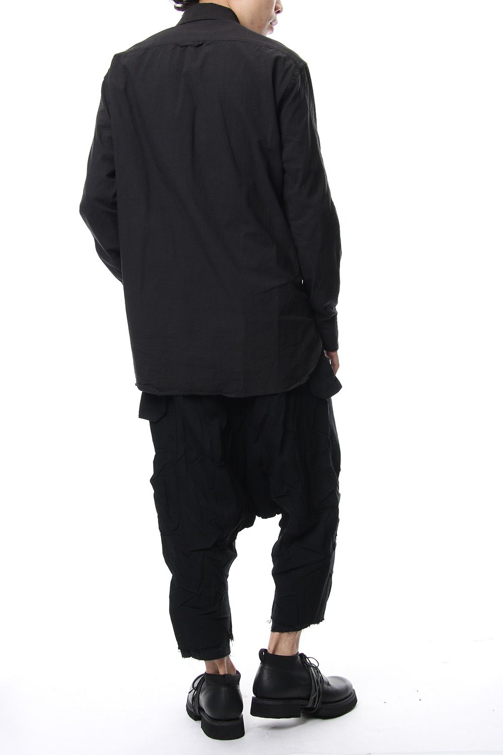 Irregular button shirt