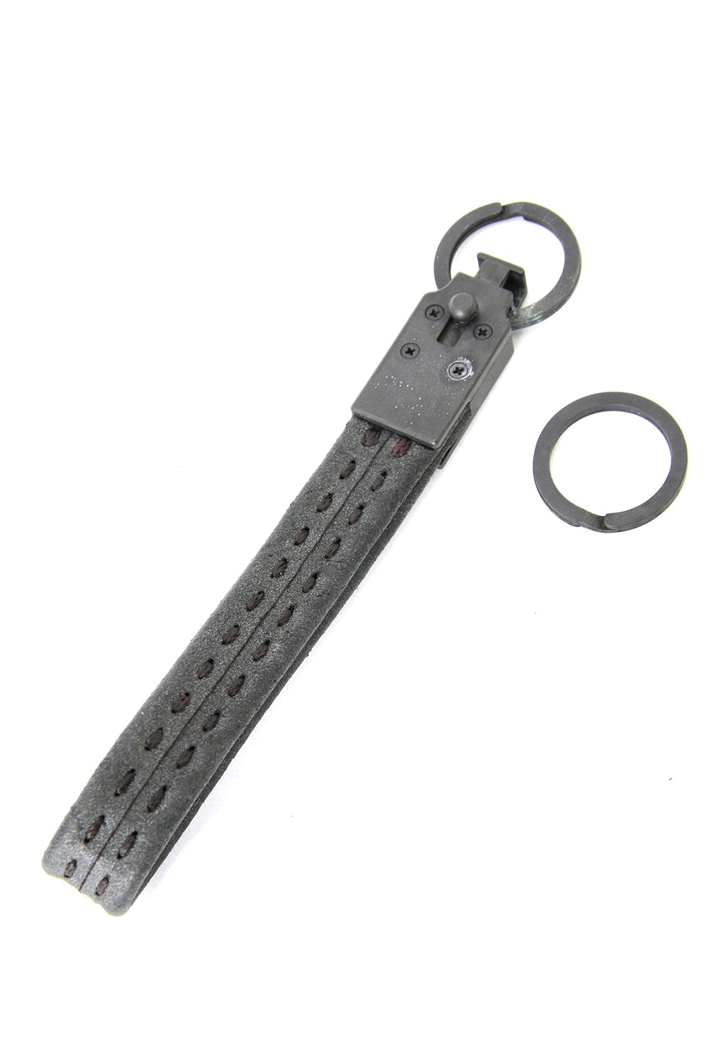 Key Holder Brass and Calf