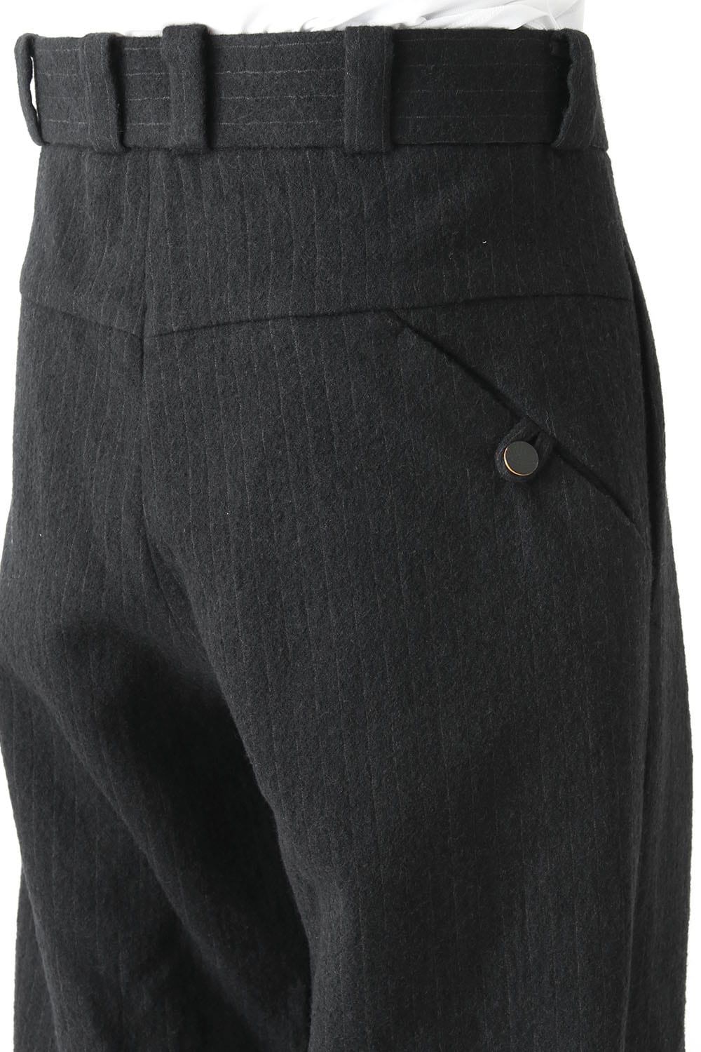 Cropped Pants Wool Stripe