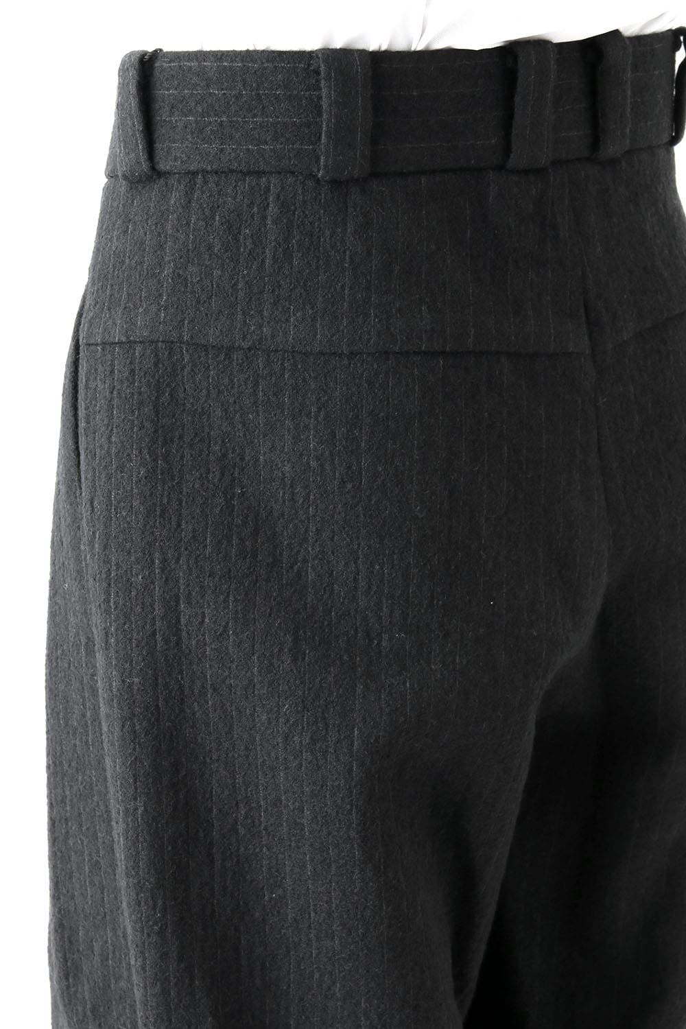 Cropped Pants Wool Stripe