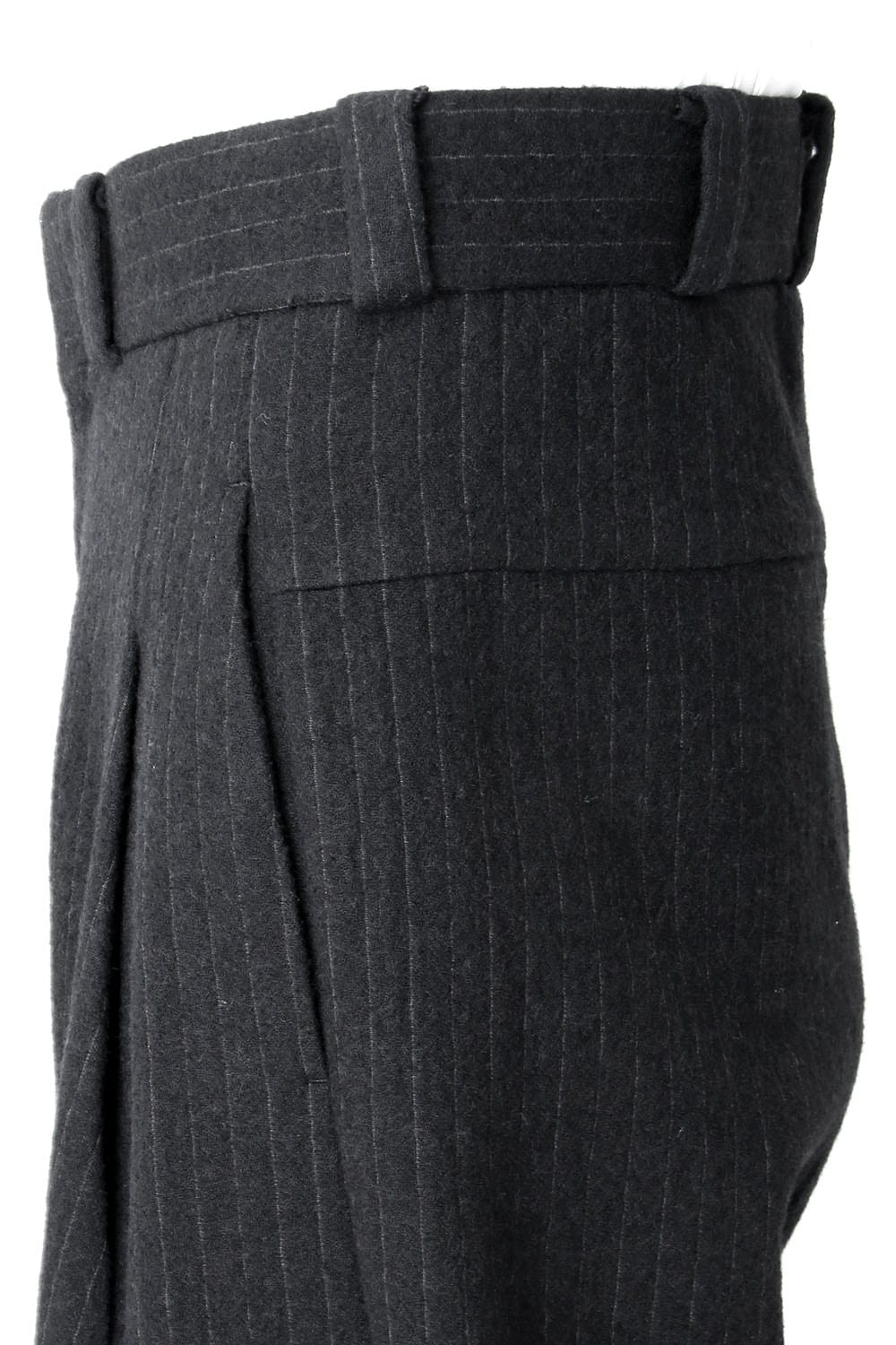Cropped Pants Wool Stripe