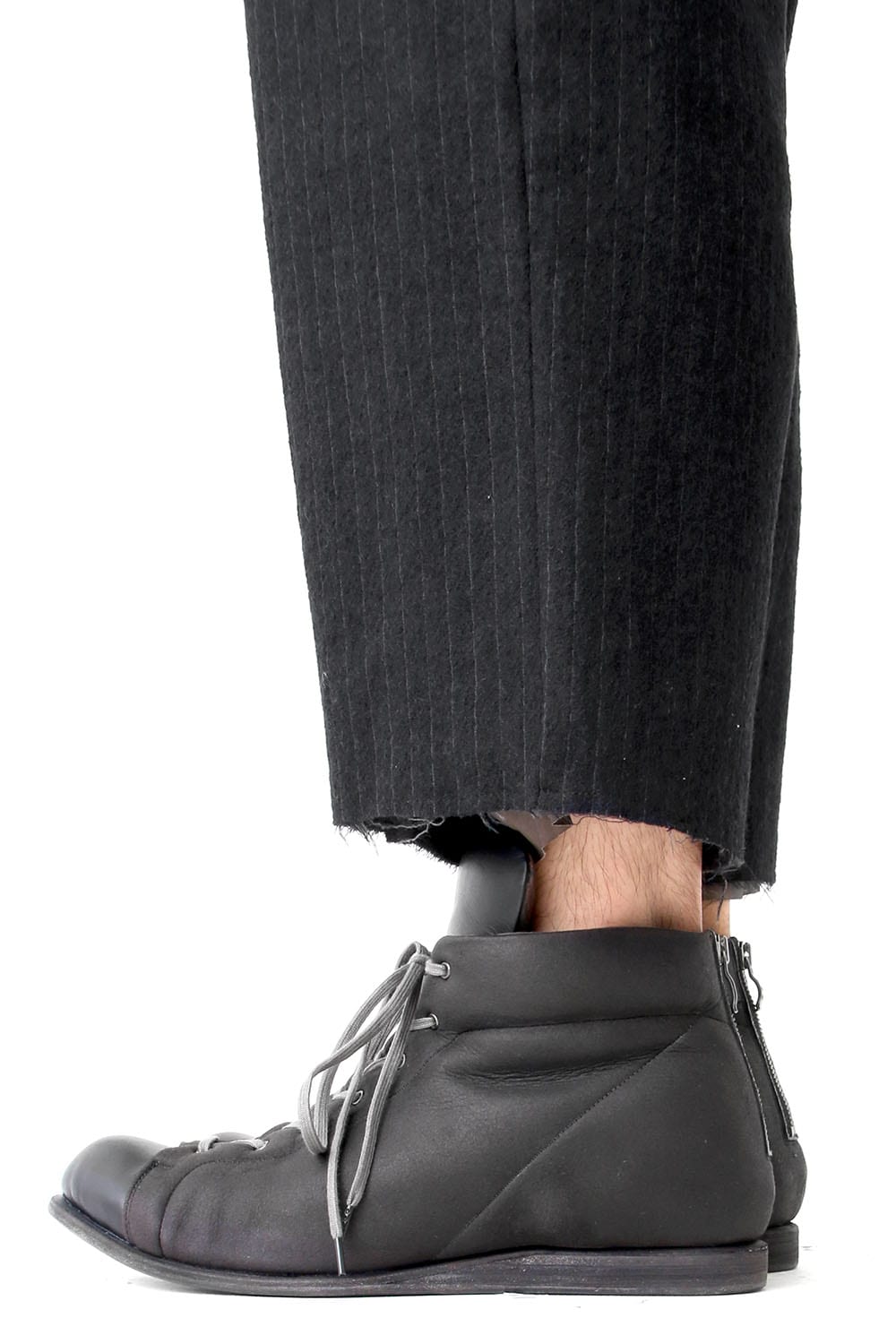 Cropped Pants Wool Stripe