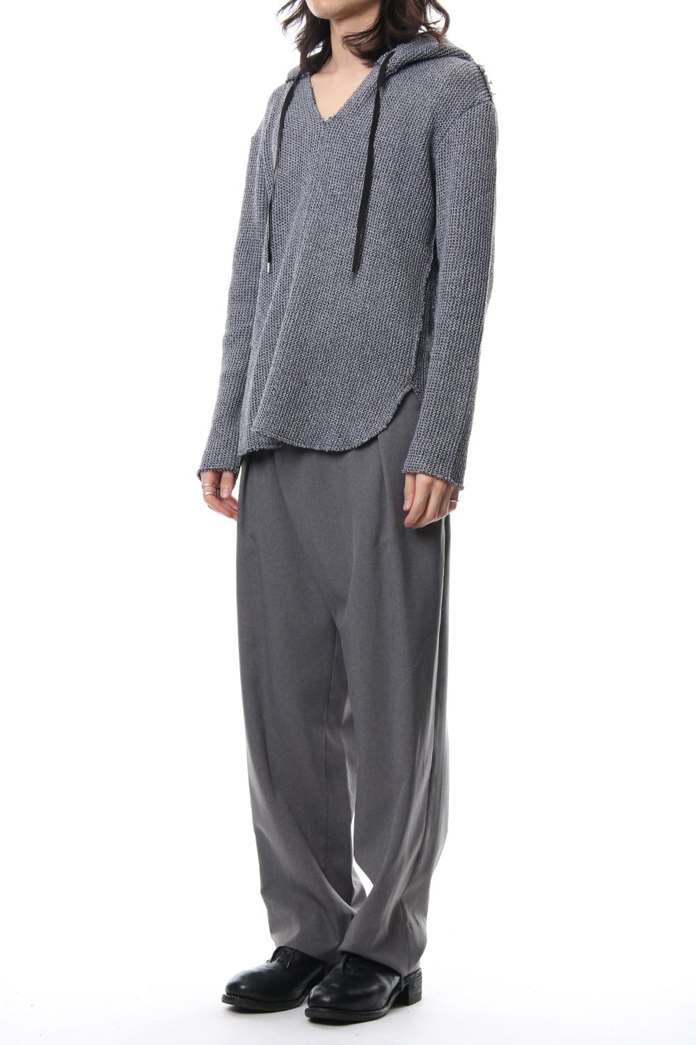 REVERSBLE SUMMER KNIT HOODIE