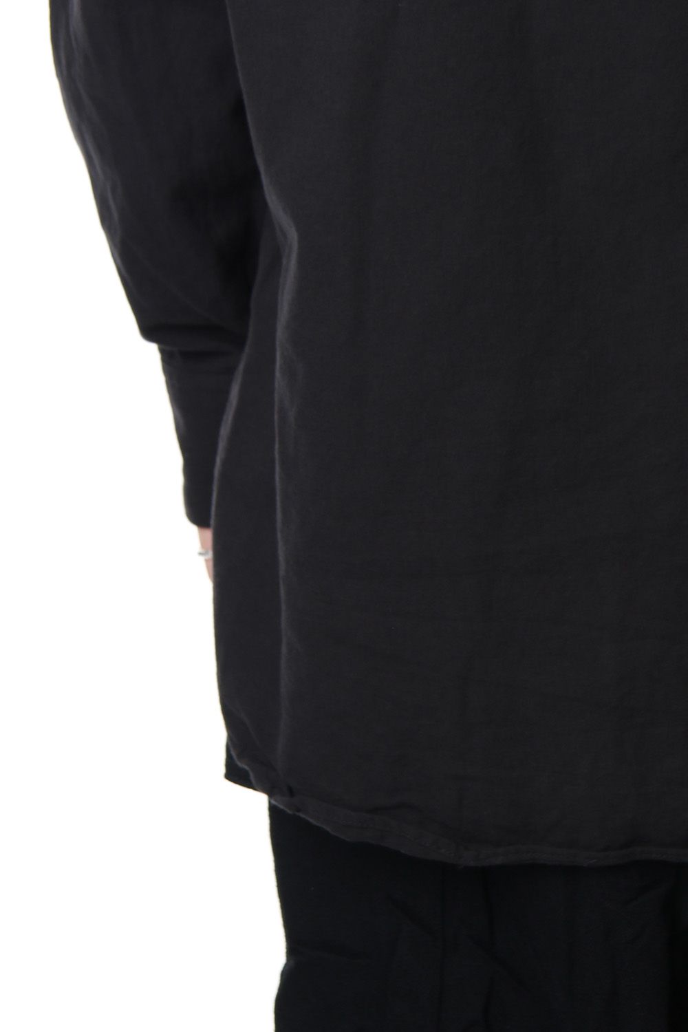 Irregular button shirt