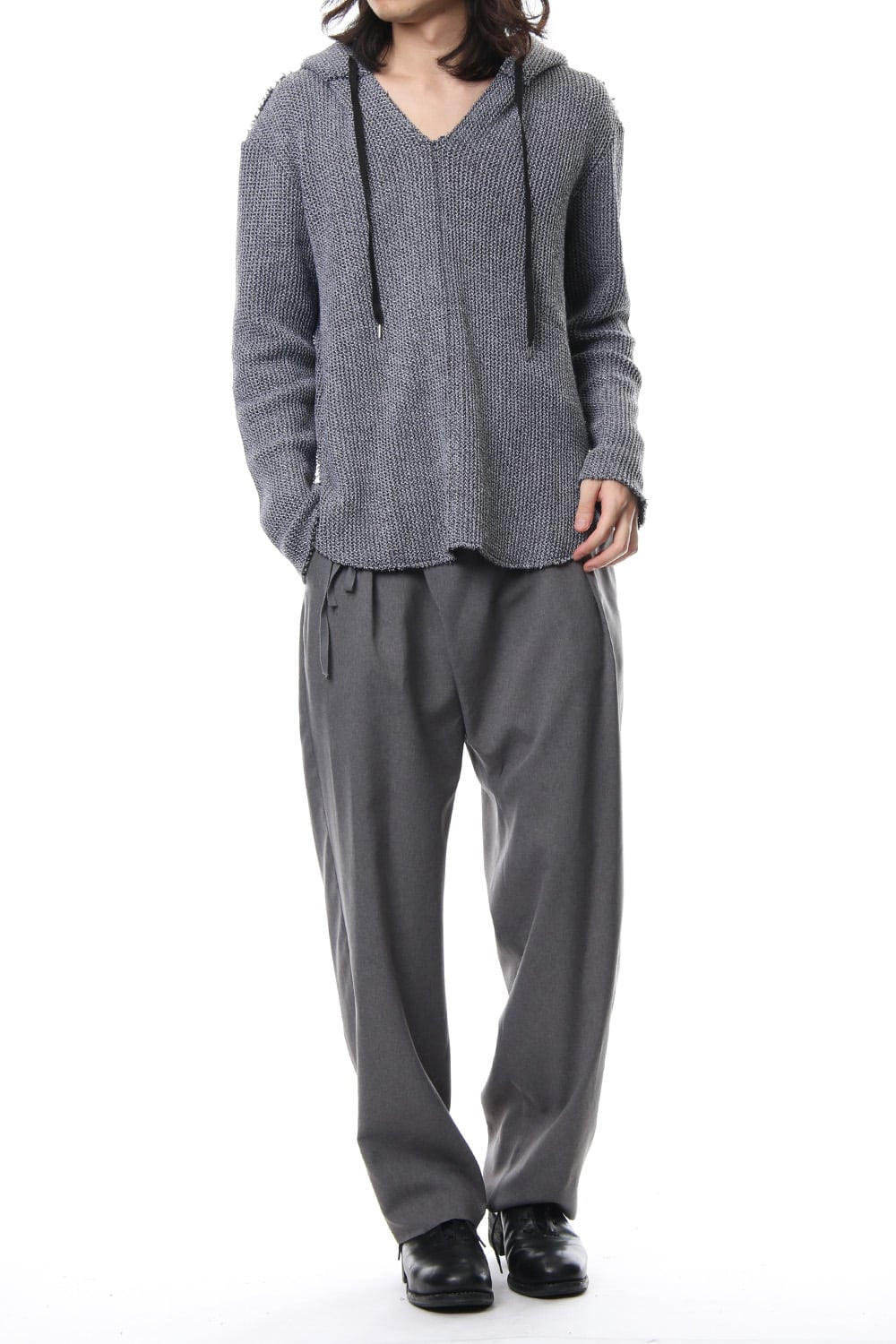 REVERSBLE SUMMER KNIT HOODIE