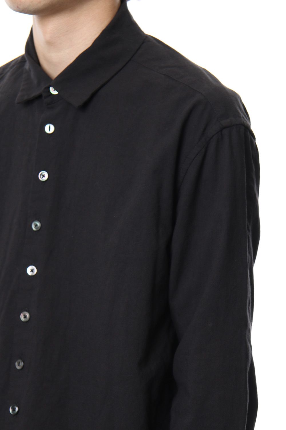 Irregular button shirt