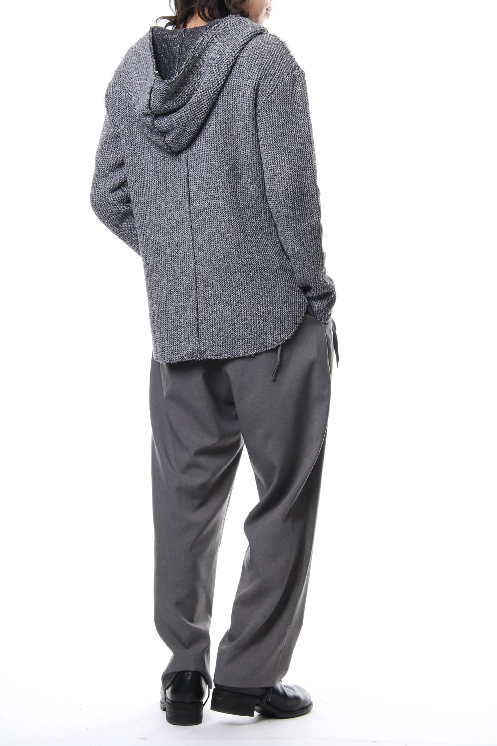 REVERSBLE SUMMER KNIT HOODIE