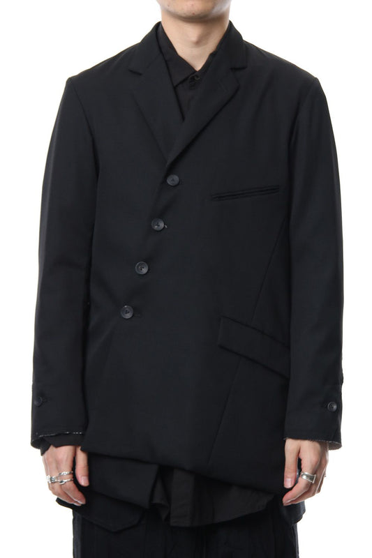 Wool gabardine jacket