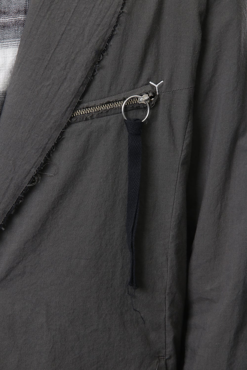 GRUNGE ROBE COAT ASH