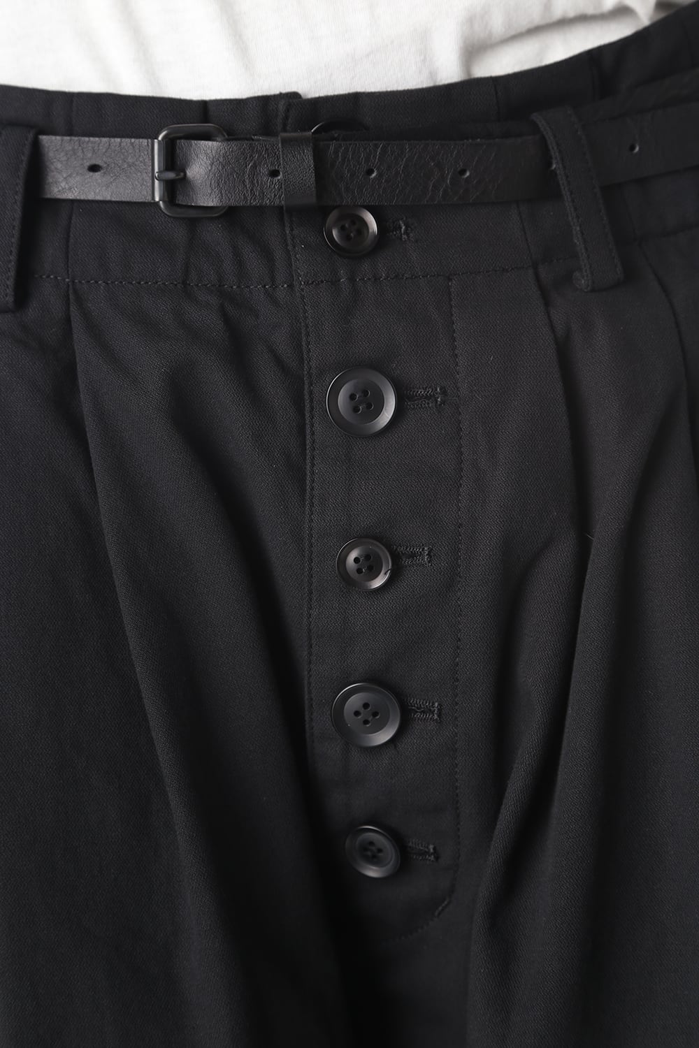 マルチボタン タックパンツ ベルト付き