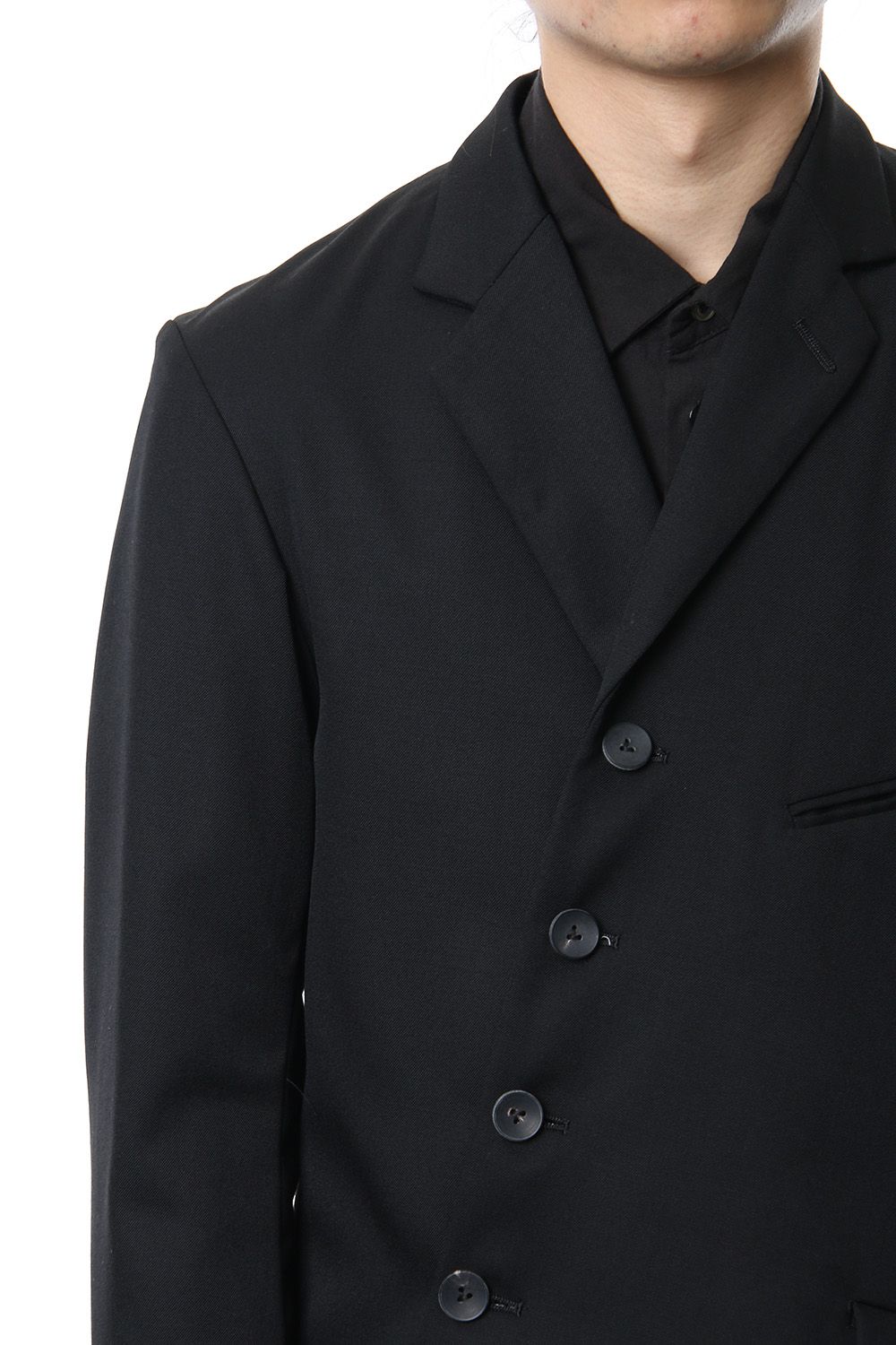 Wool gabardine jacket