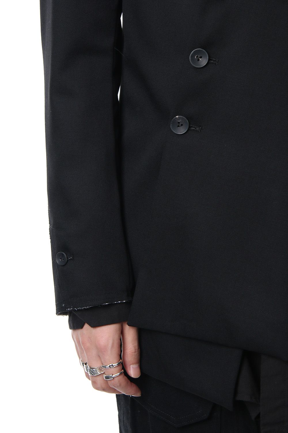 Wool gabardine jacket