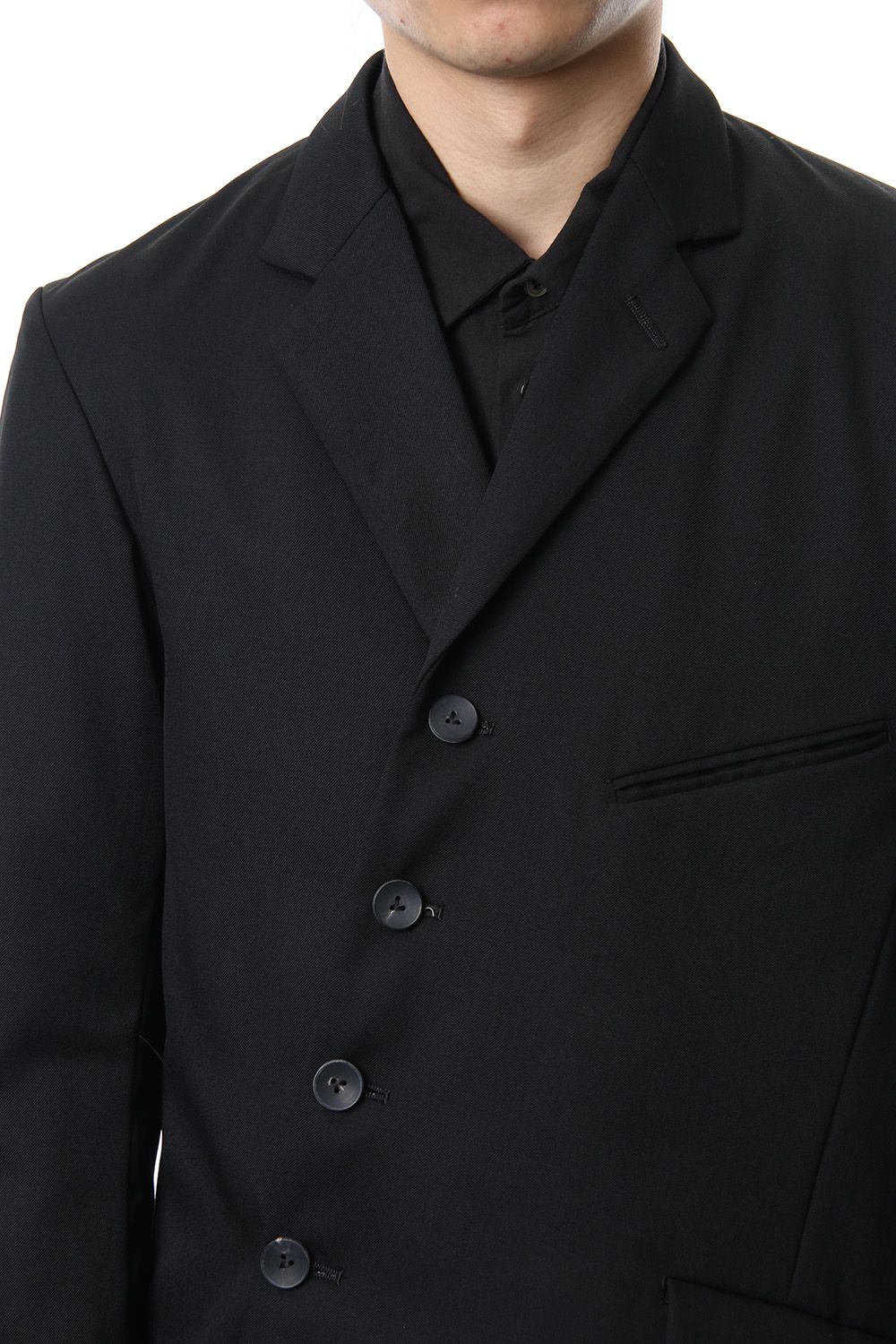 Wool gabardine jacket