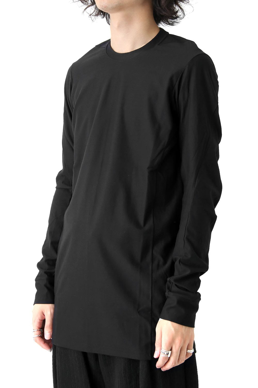 Long Sleeve Brushed Vintage Jersey Cotton