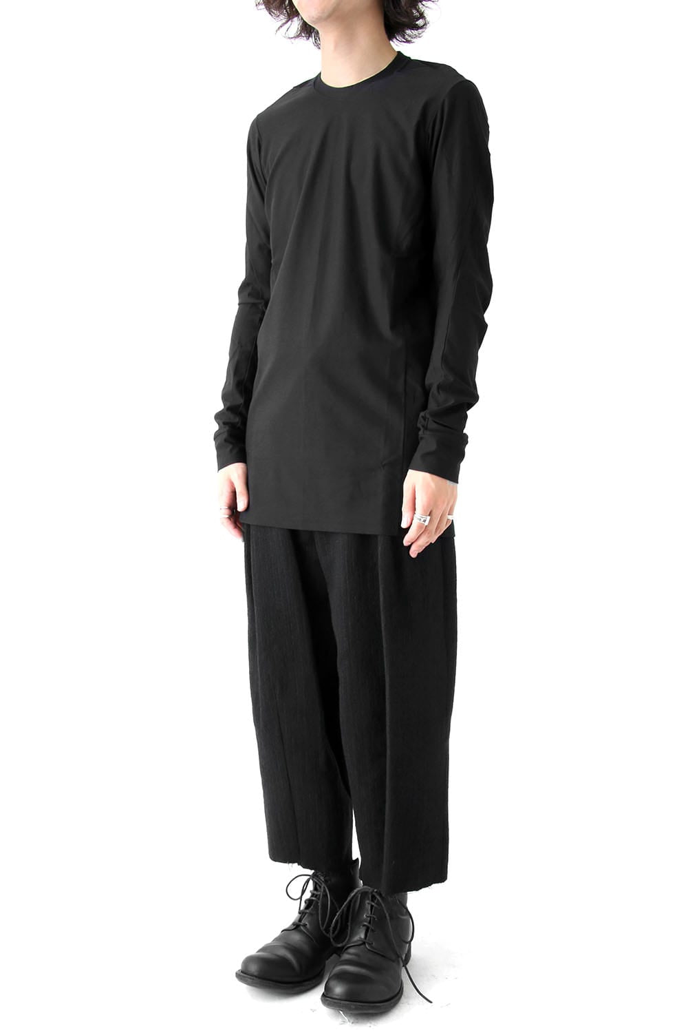 Long Sleeve Brushed Vintage Jersey Cotton