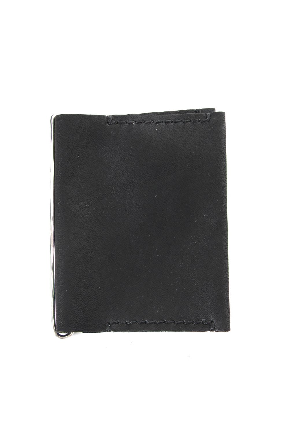 Double Card Case + Money Clip Hammered