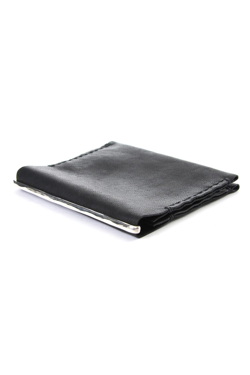 Double Card Case + Money Clip Hammered