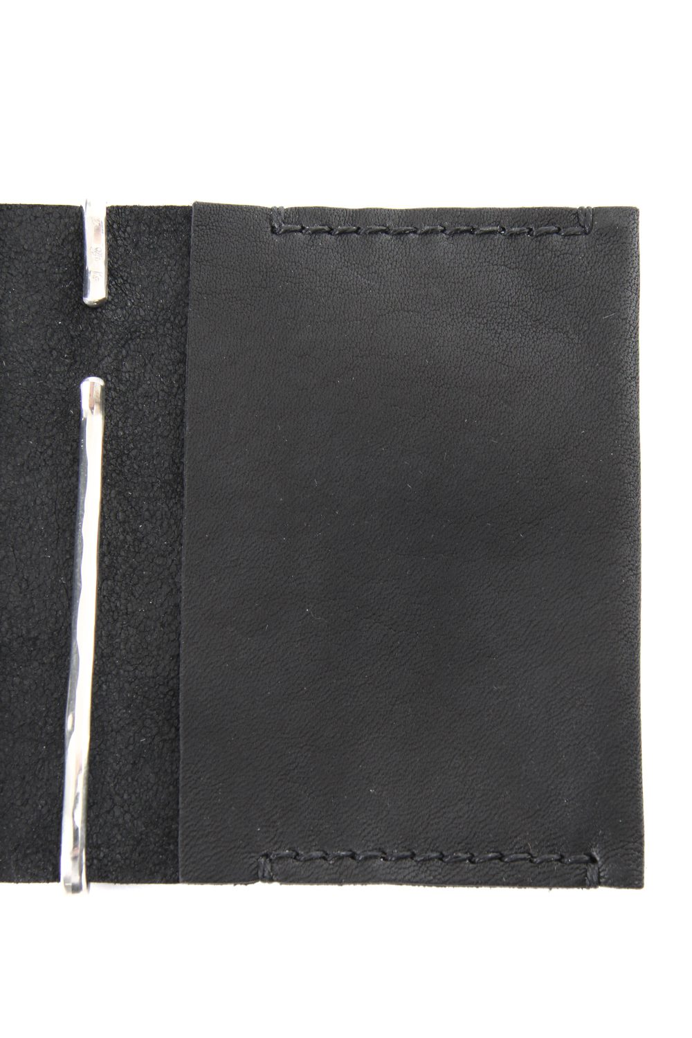 Double Card Case + Money Clip Hammered