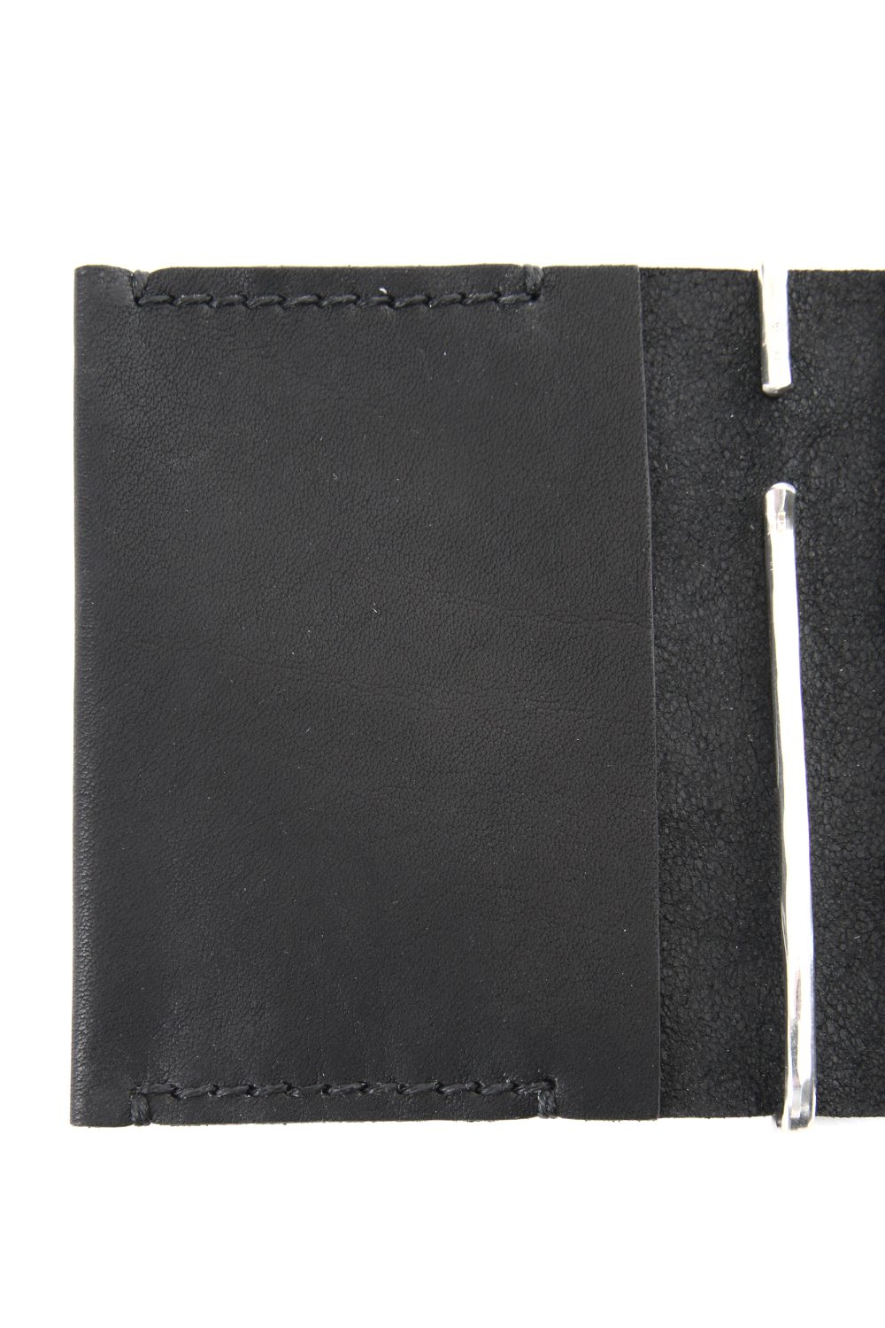 Double Card Case + Money Clip Hammered