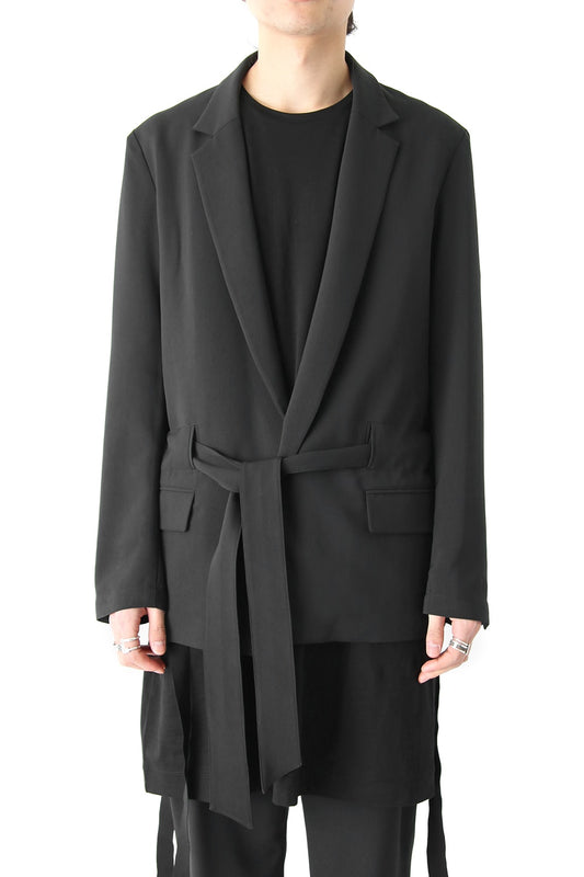 ジョーゼットストレッチ BELTED JACKET