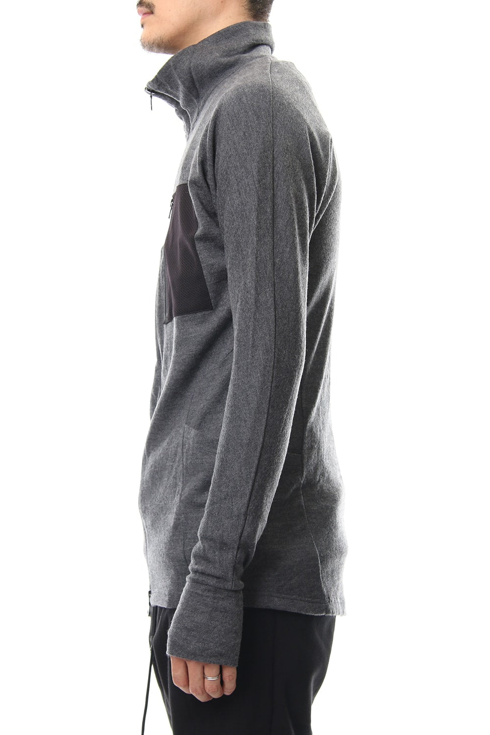 Washable Wool Dolman Sleeve Jersey RB-036 M.Gray