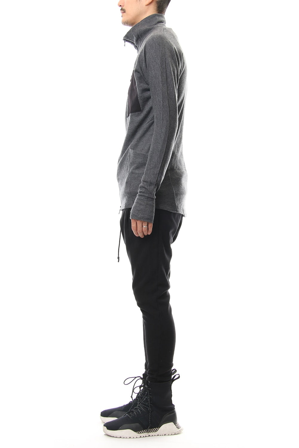 Washable Wool Dolman Sleeve Jersey RB-036 M.Gray