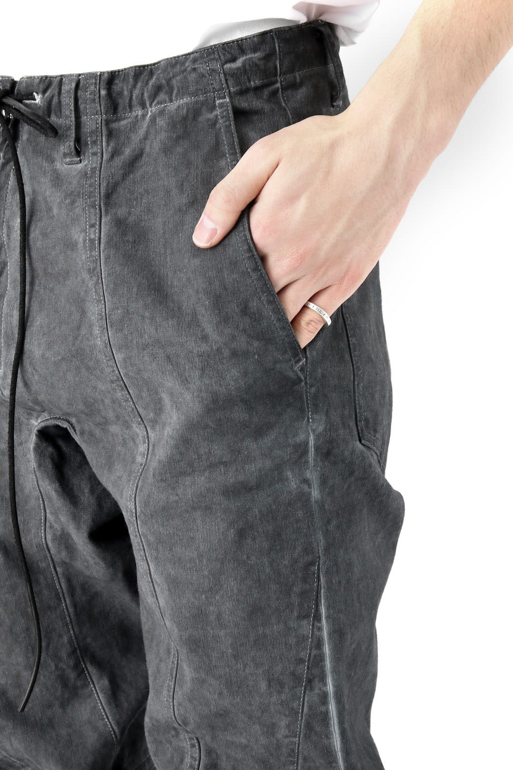 Cold Dye Tight Curved Pants