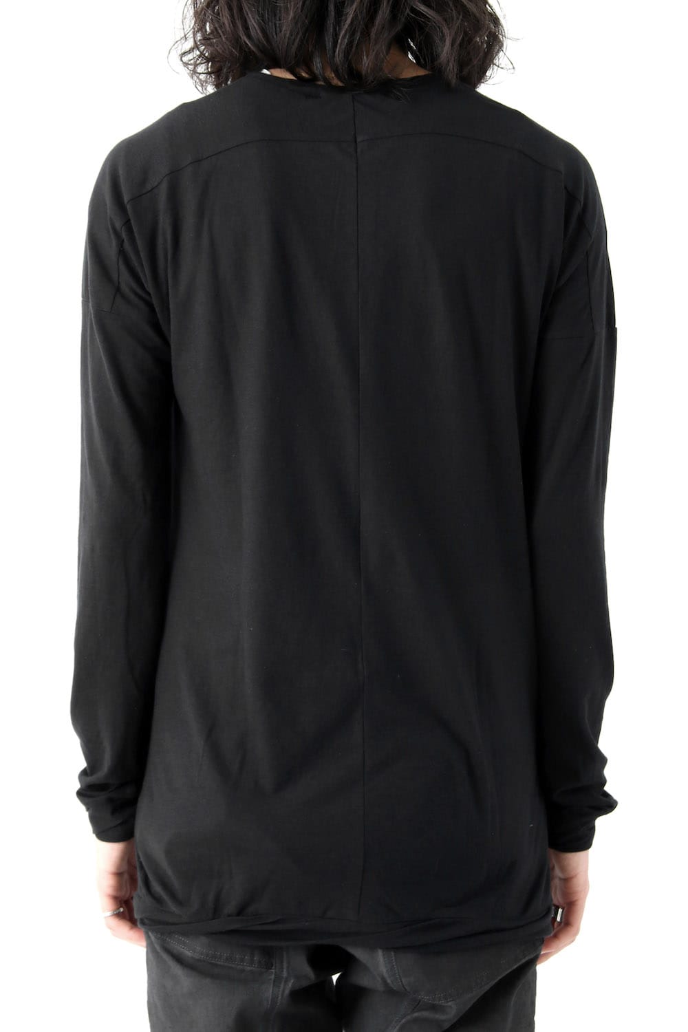 80/- Plain Stitch Twisted Dolman Long Sleeve T-Shirt