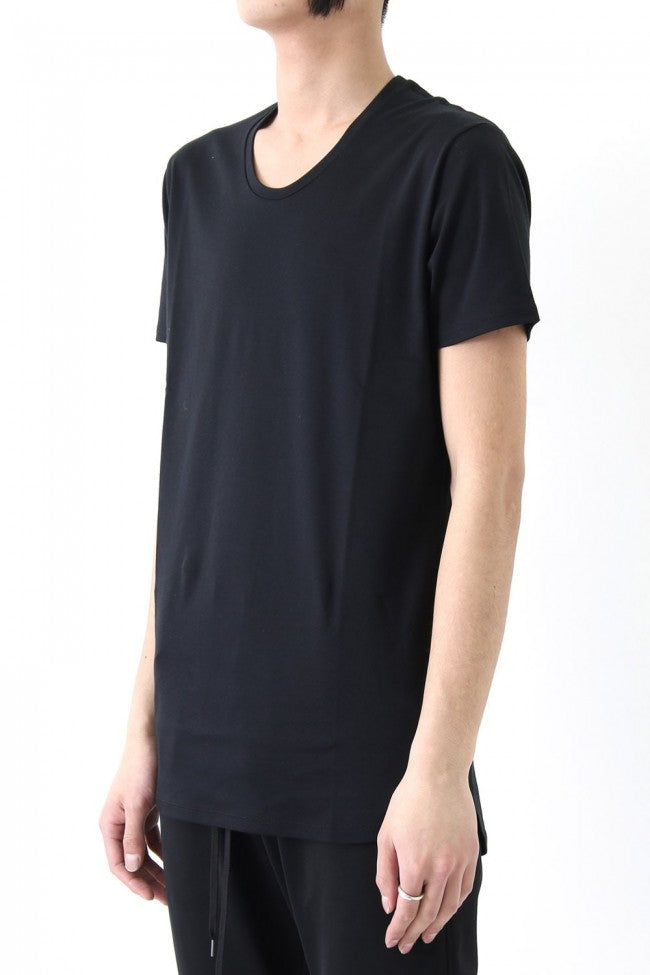 17SS 60/1 Bio Mercerization Smooth Round Tail Cut-Sew BLACK