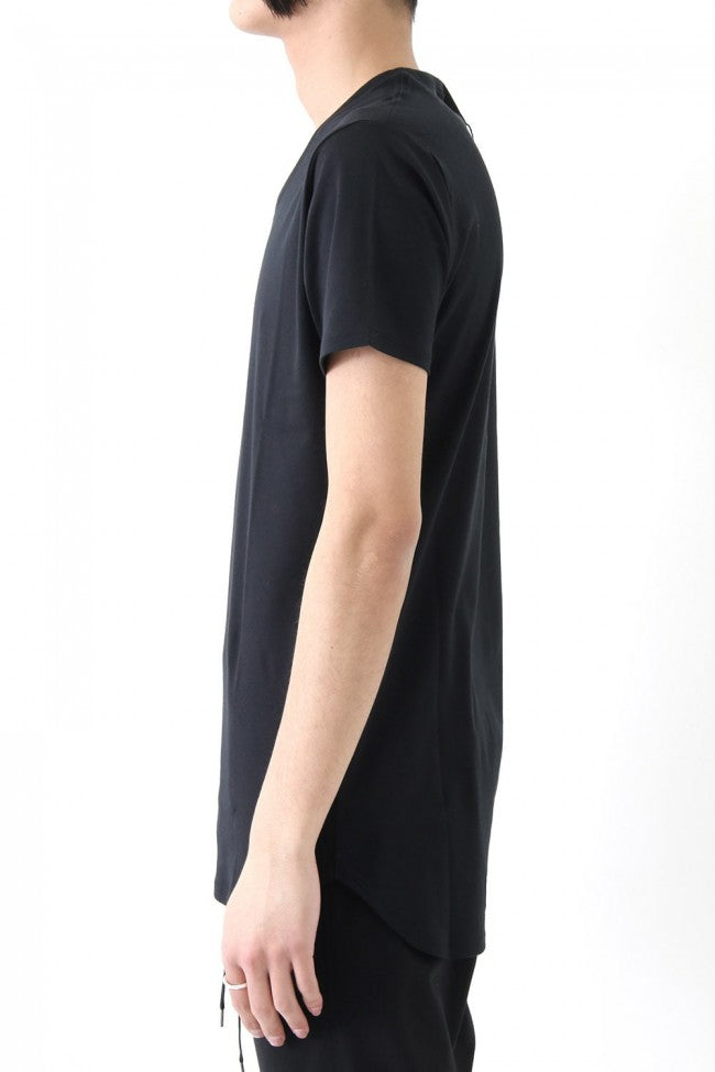 17SS 60/1 Bio Mercerization Smooth Round Tail Cut-Sew BLACK