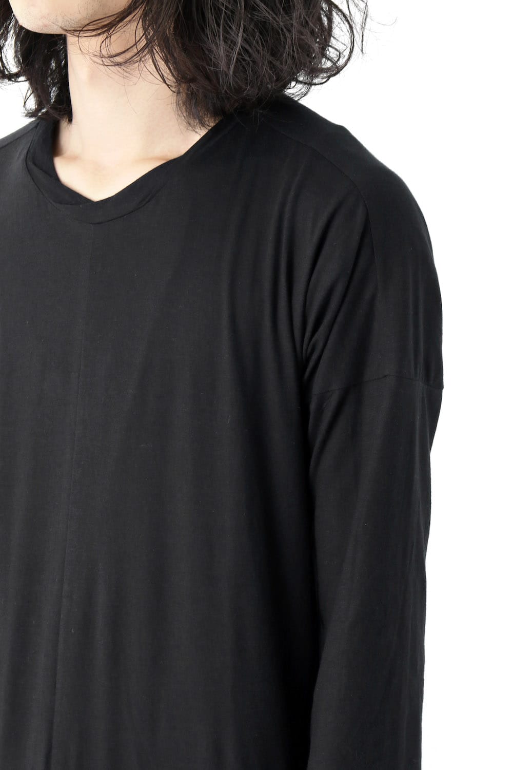 80/- Plain Stitch Twisted Dolman Long Sleeve T-Shirt