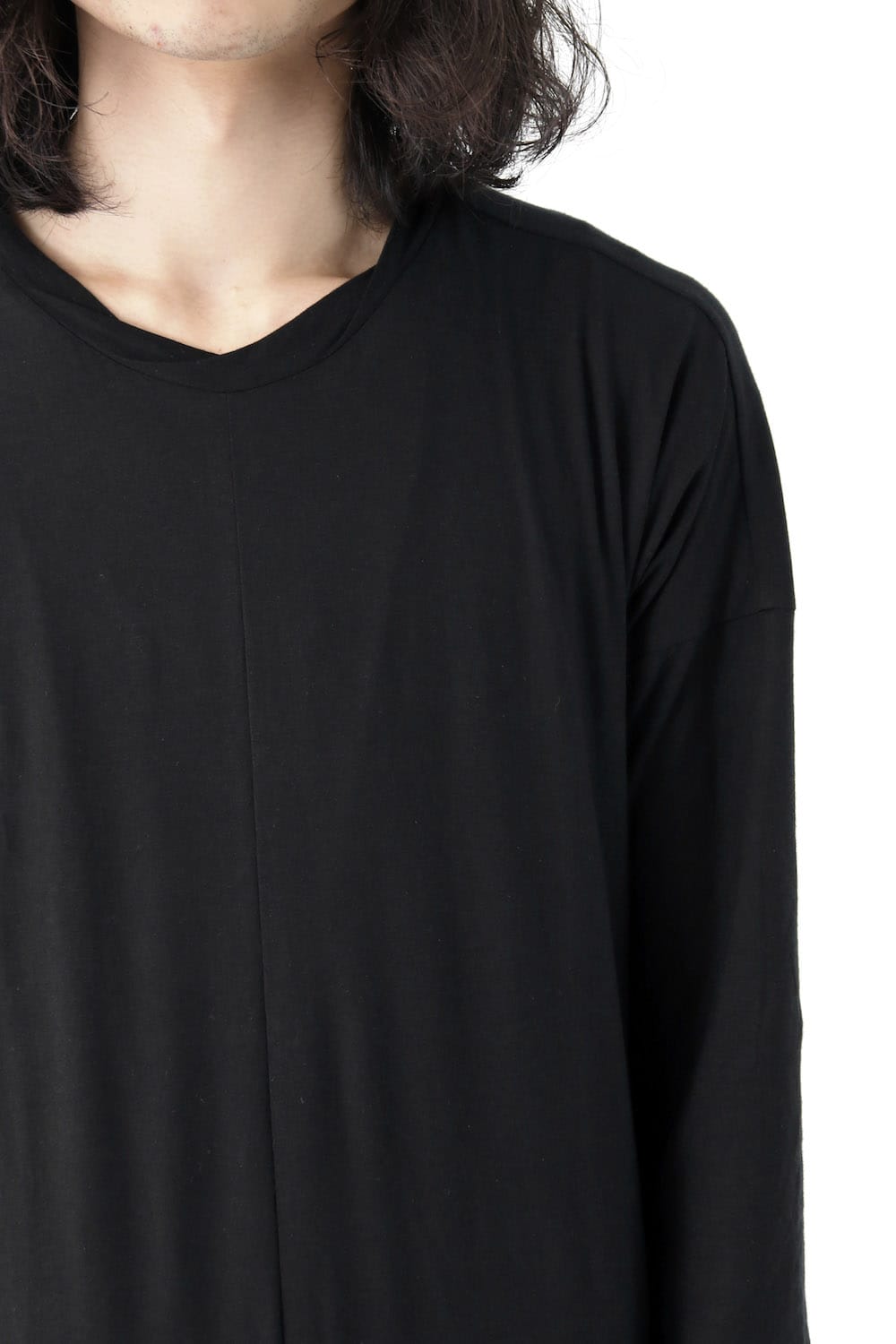 80/- Plain Stitch Twisted Dolman Long Sleeve T-Shirt