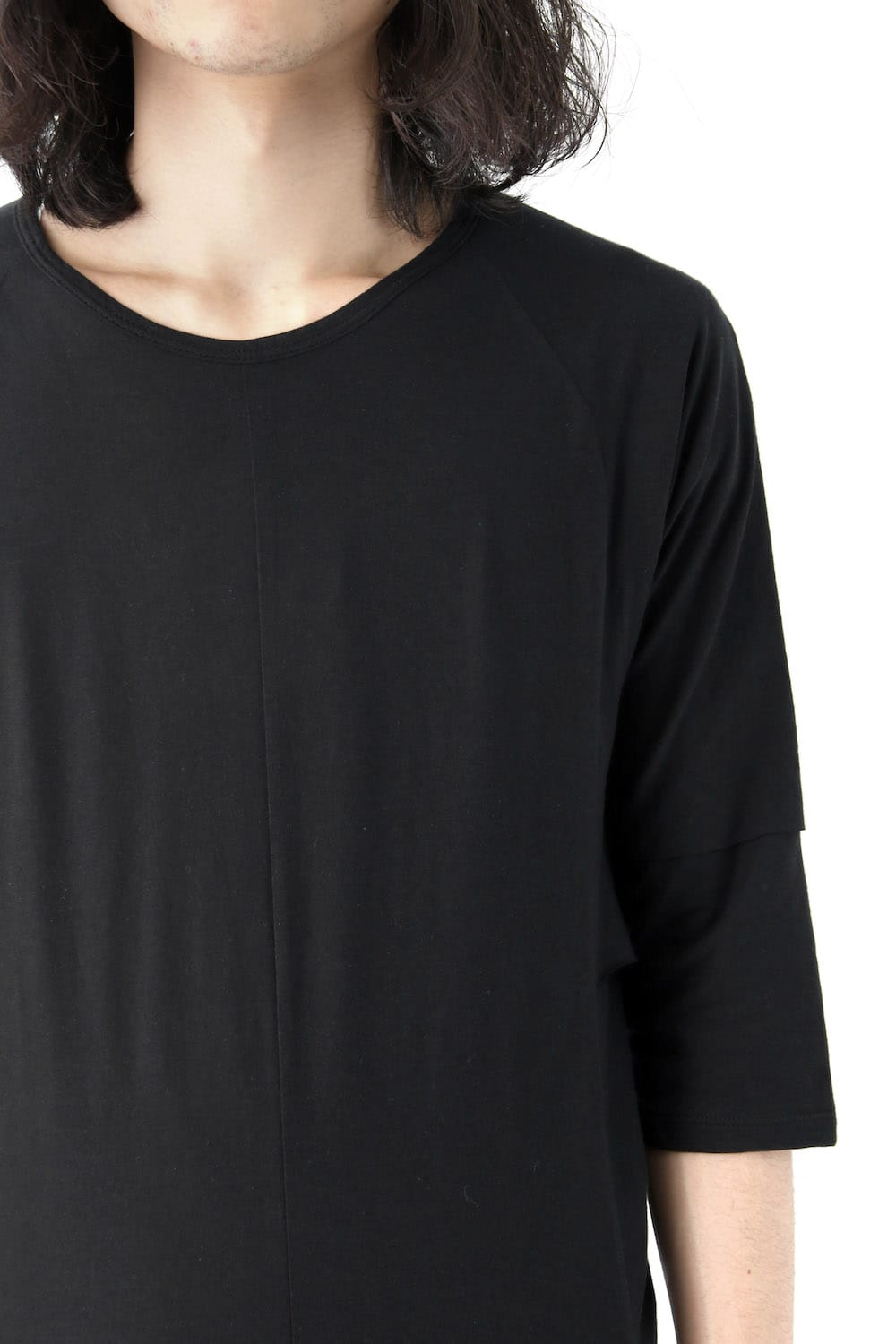 80/- Plain Stitch Layered Dolman T-Shirt