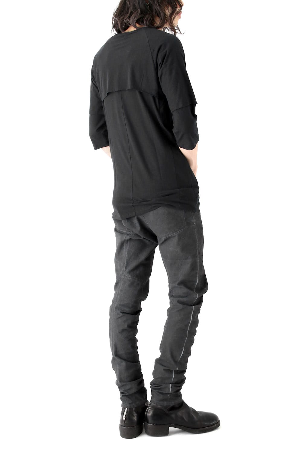 Cold Dye Tight Curved Pants