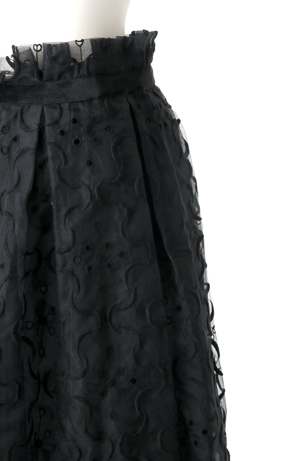 SILK LACE SKIRT SATOKO OZAWA