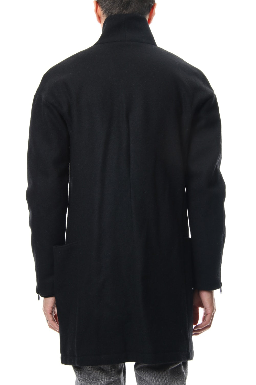 Heavy Melton Chester Coat RB-053 Black