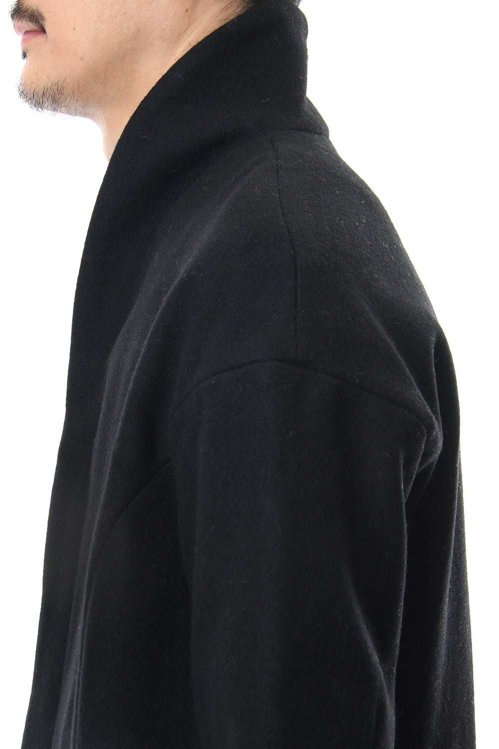 Heavy Melton Chester Coat RB-053 Black