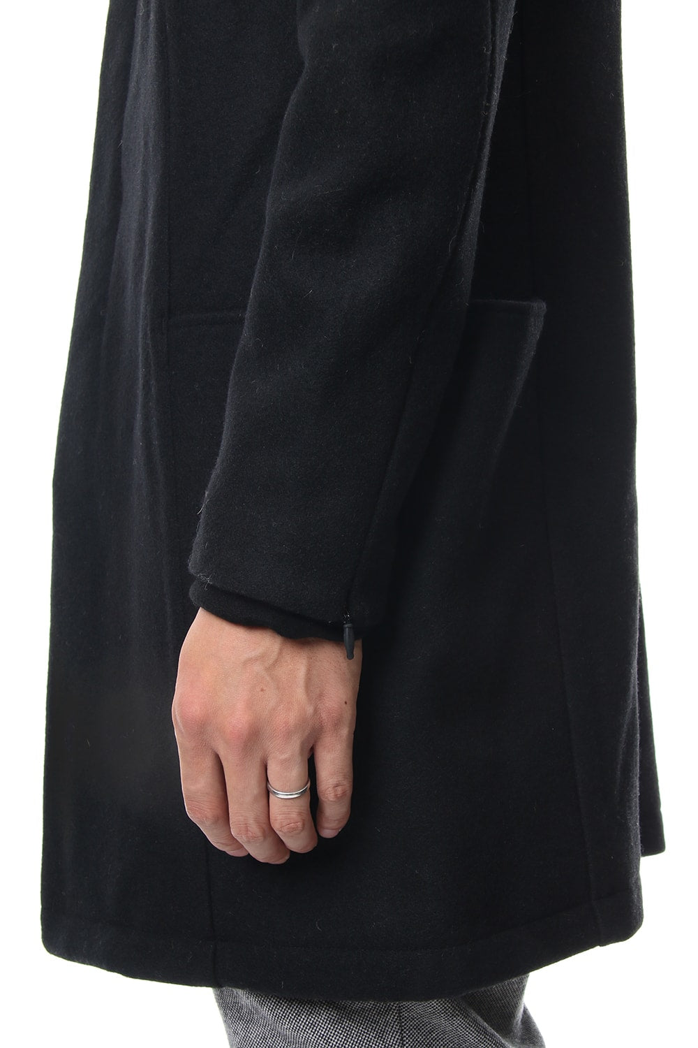 Heavy Melton Chester Coat RB-053 Black