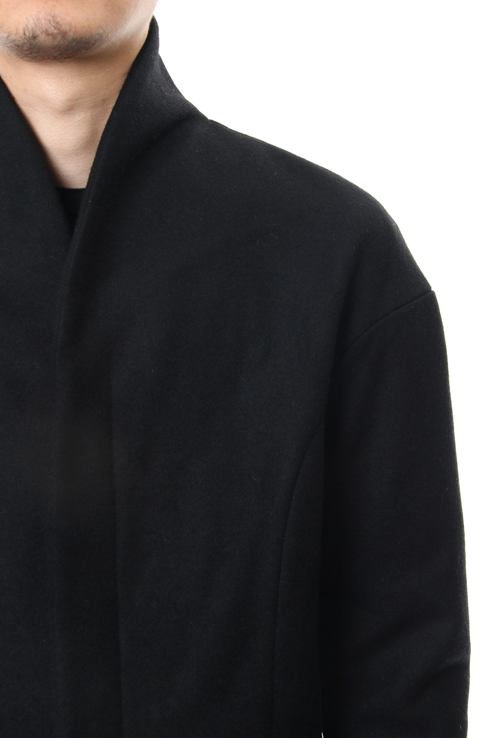 Heavy Melton Chester Coat RB-053 Black